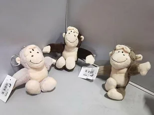 Brelok pluszowy Małpka Mix - Breloki - miniaturka - grafika 1