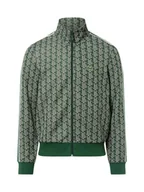 Bluzy męskie - Lacoste Bluza męska Mężczyźni Bawełna zielony wzorzysty, 3 - miniaturka - grafika 1