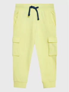 Guess Spodnie dresowe N3GQ11 KA6R0 Żółty Relaxed Fit - Spodnie i spodenki dla dziewczynek - miniaturka - grafika 1
