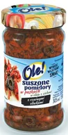 Pasztet i przetwory mięsne - Ole! Suszone pomidory w paskach w oleju z ziołami z czarnymi oliwkami 270 g - miniaturka - grafika 1