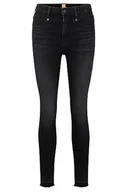 Spodnie damskie - BOSS Damskie spodnie Kitt Hr BC, czarny 2, 29W / 34L - miniaturka - grafika 1