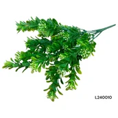 Sztuczne kwiaty - Kwiat sztuczny - bukszpan gałązka - miniaturka - grafika 1