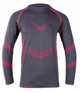 Koszulka termoaktywna unisex BHP czarno-czerwona SEVEN KINGS r. XXL * - Pozostała odzież narciarska - miniaturka - grafika 1