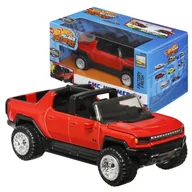 Samochody i pojazdy dla dzieci - Hot Wheels Pull-Back Speeders Autko W Pudełku Z Napędem GMC Hummer EV - miniaturka - grafika 1