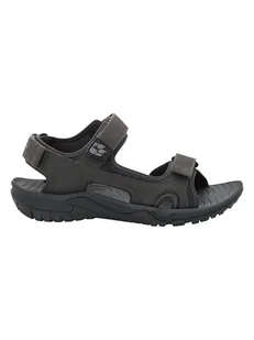 Jack Wolfskin Sandały trekkingowe "Lakewood" w kolorze antracytowym - Sandały damskie - miniaturka - grafika 1