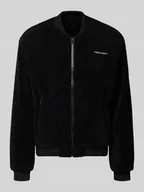 Kurtki męskie - Bomberka z futerka z wyhaftowanym logo - miniaturka - grafika 1