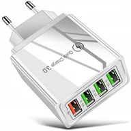Ładowarki do telefonów - SZYBKA ŁADOWARKA SIECIOWA 4xUSB QUICK CHARGE 3.0 - miniaturka - grafika 1