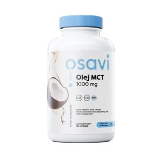 Osavi - Olej MCT, 1000mg, 180 kapsułek miękkich - Suplementy naturalne - miniaturka - grafika 1
