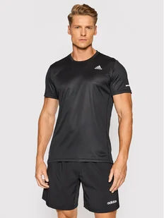 Adidas Koszulka techniczna Run It FL6972 Czarny Regular Fit - Koszulki sportowe męskie - miniaturka - grafika 1