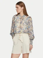 Bluzki damskie - Vila Bluzka Alina 14099164 Kolorowy Regular Fit - miniaturka - grafika 1
