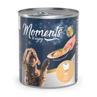 Mokra karma dla psów - MOMENTS Adult Kurczak 24x220 g - miniaturka - grafika 1