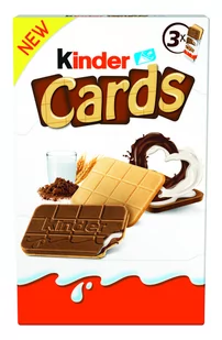 Wafelek Kinder Cards 25.6g * 3 szt FKIN.1456 - Ciastka - miniaturka - grafika 1