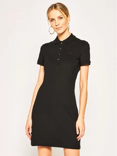 Lacoste Sukienka codzienna EF5473 Czarny Regular Fit - Sukienki - miniaturka - grafika 1