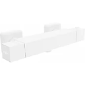 Baterie wannowe i prysznicowe - Mexen Cube termostatyczna bateria prysznicowa biała - 77200-20 - miniaturka - grafika 1