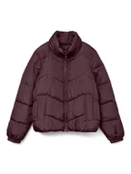 Kurtki damskie - Vero Moda Kurtka pikowana w kolorze brązowym - miniaturka - grafika 1
