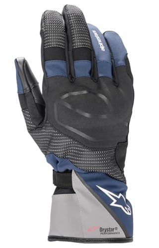 Alpinestars Andes V3 Drystar rękawice motocyklowe (czarny/niebieski, L)