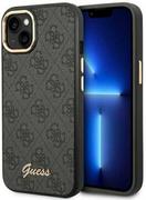 Etui i futerały do telefonów - Guess GUHCP14SHG4SHK iPhone 14 6,1" czarny/black hard case 4G Vintage Gold Logo - miniaturka - grafika 1
