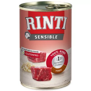 Rinti Sensible wołowina i ryż 185g - Mokra karma dla psów - miniaturka - grafika 2