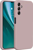 Etui i futerały do telefonów - Etteri Nakładka Etteri Silicone Case do Samsung Galaxy A14 jasnoróżowa - miniaturka - grafika 1