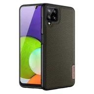 Etui i futerały do telefonów - Dux Ducis Fino etui pokrowiec pokryty nylonowym materiałem Samsung Galaxy A22 4G zielony - miniaturka - grafika 1