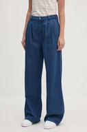 Spodnie damskie - Pepe Jeans jeansy LOOSE ST JEANS HW PLEAT damskie high waist PL204717 - miniaturka - grafika 1