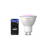 Żarówki LED - Inteligentna żarówka LED PHILIPS HUE White and color Ambiance GU10 - miniaturka - grafika 1