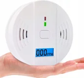 Czujniki czadu, dymu, gazu - Czujnik Czadu Dymu Co Lcd Wykrywacz Tlenku Węgla Detektor Dtc - miniaturka - grafika 1