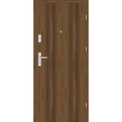 Drzwi zewnętrzne - Nawadoor Drzwi wewnętrzne wejściowe Grafen Akustic Orzech Premium 90 prawe do wewnątrz - miniaturka - grafika 1