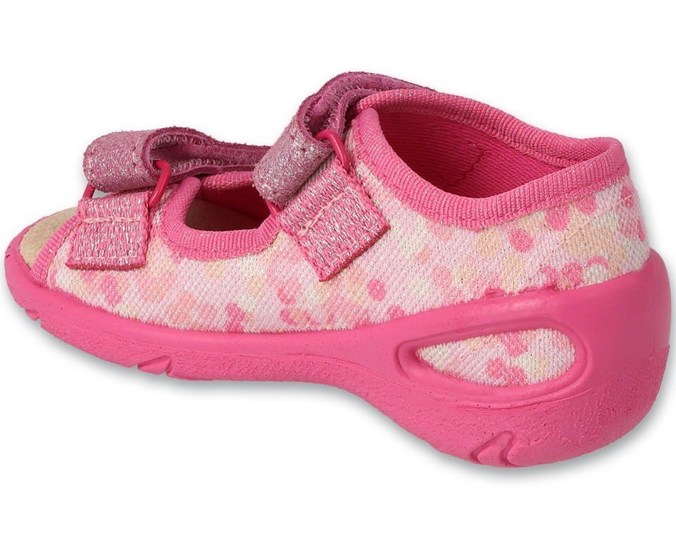 Kapcie dziecięce Befado 063P015 sandałki dziewczęce na rzepy-23