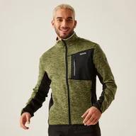 Bluzy męskie - Regatta Męski Polar Baslinn Zielony, Rozmiar: 3XL - miniaturka - grafika 1