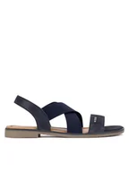 Sandały damskie - Lasocki Sandały WI16-DOROTHY-01 Granatowy - miniaturka - grafika 1