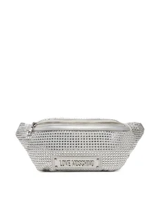 LOVE MOSCHINO Saszetka nerka JC4137PP1MLL196B Srebrny - Nerki - miniaturka - grafika 1