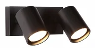Lampy ścienne - Maxlight Kinkiet Top 2xGU10 czarny - miniaturka - grafika 1