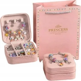 Kreatywny zestaw do robienia bransoletek koraliki kuferek torebka prezent - Prace ręczne dla dzieci - miniaturka - grafika 1