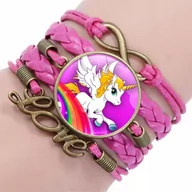 Biżuteria dla dzieci - BRANSOLETKA Kucyk Jednorożec Unicorn - miniaturka - grafika 1