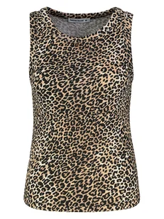 Fresh Made Top w kolorze beżowo-czarnym - Koszulki i topy damskie - miniaturka - grafika 1