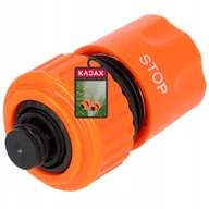 Inne akcesoria do nawadniania - Szybkozłączka do węża 3/4 cala, pomarańczowa - miniaturka - grafika 1