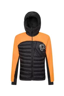 Rock Experience REMJ08951-C924 WILD CAT HYBRID MAN JACKET MĘSKA kurtka 0208 CAVIAR+0615 PERSIMMON ORANGE XXL - Kurtki męskie - miniaturka - grafika 1