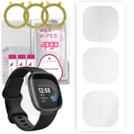 Akcesoria do smartwatchy - 3x Folia hydrożelowa do Fitbit Versa 4 - apgo Smartwatch Hydrogel Protection Ochrona na ekran smartwatcha - miniaturka - grafika 1