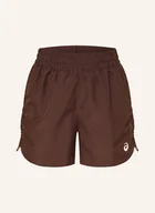 Spodenki damskie - Asics Szorty Do Biegania Nagino Run Adjustable 4in Short braun - miniaturka - grafika 1