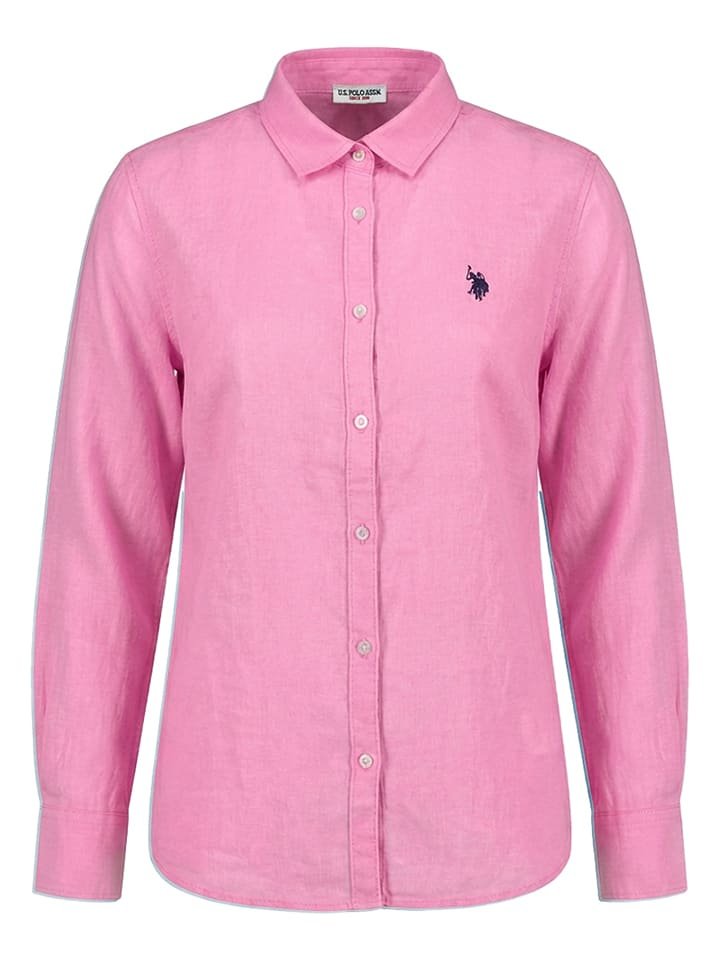 U.S. Polo Assn. Koszula - Regular fit - w kolorze jasnoróżowym