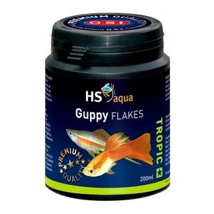 HS AQUA GUPPY FLAKES 200 ML pokarm dla ryb (0030292) - Pokarm dla ryb - miniaturka - grafika 1