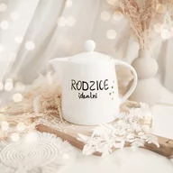 Dzbanki i imbryki - Dzbanek 1 litr - Rodzice idealni ZŁOTE SERCE - miniaturka - grafika 1