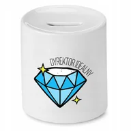 Skarbonki - Skarbonka Dla Agenta na Urodziny na Prezent z Nadrukiem ze Zdjęciem + Opakowanie na prezent (wzór 02) - miniaturka - grafika 1