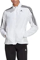 Kurtki damskie - Kurtka damska Adidas Marathon biała wiatrówka oddychająca-M - miniaturka - grafika 1