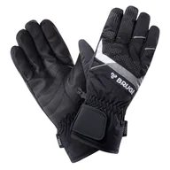 Rękawice narciarskie - Męskie Rękawice BRUGI 4ZS6 4ZS6/T51D/4F/JQE – Czarny - miniaturka - grafika 1