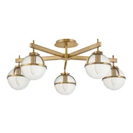Lampy sufitowe - Hollis lampa sufitowa do łazienki mosiądz HK-HOLLIS-5-C-HB Hinkley - miniaturka - grafika 1