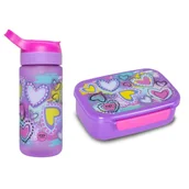 Przybory szkolne - ZESTAW ŚNIADANIOWY PASTEL HEART COOLPACK - miniaturka - grafika 1