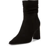 Botki damskie - Marco Tozzi Damskie botki Zip+Slip 2-25371-43 modne kozaki, czarne, 37 EU, czarny, 37 EU - miniaturka - grafika 1