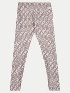 Legginsy - Guess Legginsy J5RB03 MC01P Beżowy Slim Fit - miniaturka - grafika 1